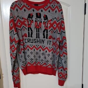 L XL Crushing It Nutcracker Ugly Sweater